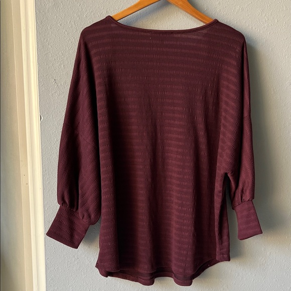 Wine Long Sleeve Top - Picture 5 of 7